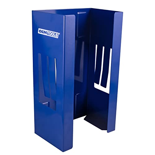 OEMTOOLS 23124 Blue Magnetic Glove Dispenser, Disposable Gloves Box Holder, Magnetic Glove Box Holder for Wall Mount - color: Blue