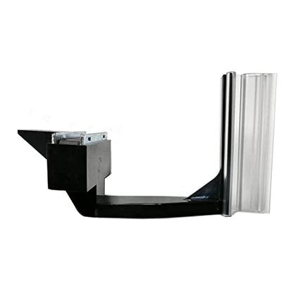 Magnetic Protruding Gondola Shelf Sign Holder, Stick Out Aisle Sign Display, Black, 50 Pack - size: 50 Pack