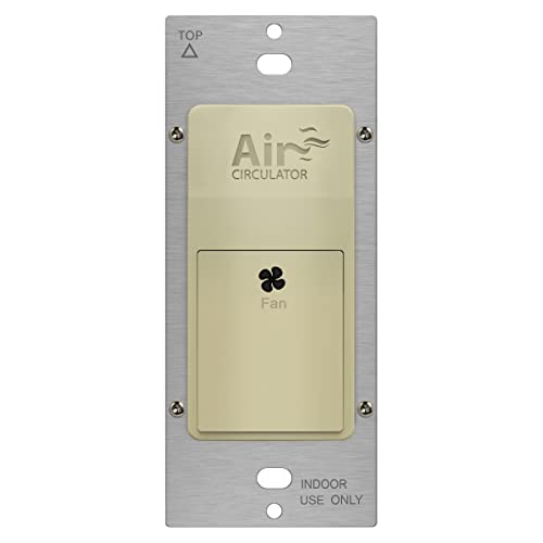 TOPGREENER Air Circulator Timer Swtich for Exhaust Fan, Ivory - color: Ivory, size: Air Cycle Timer