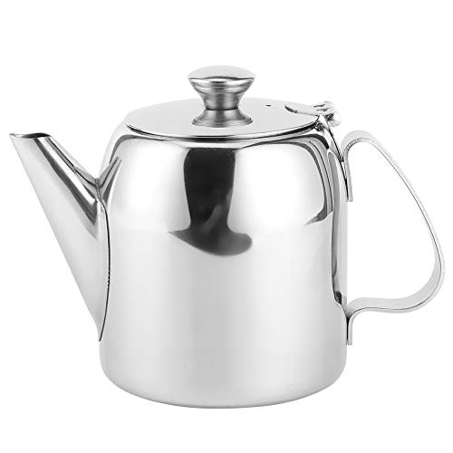Stainless Steel Coffee Pot Teapot Kettle Short Spout - size: 0.5 Quarts