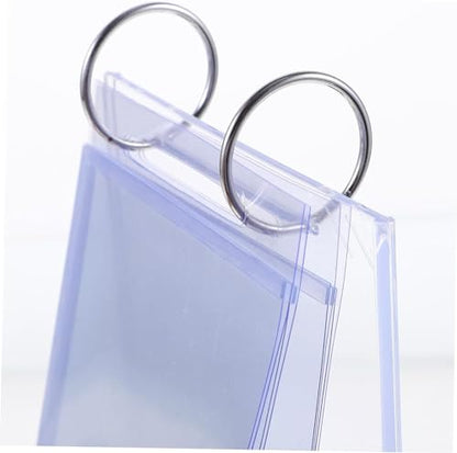 Musaner Menu Holder for Table Menu Display Holder Flip Menu Holder Menu Display Stand Desktop Display Stand Restaurant Menu Stand Sign Poster Stand A6 PVC Picture Frame Materia