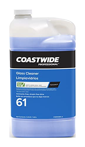 Coastwide Professional Glass Cleaner 61 Concentrate, 3.25L, 2/Ctn