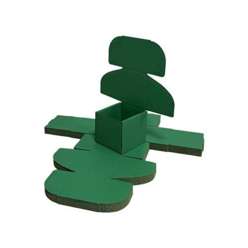 30 Pack 4x4x3.5 in Hunter Green Shipping Boxes - color: Hunter Green, size: 4x4x3.5 in