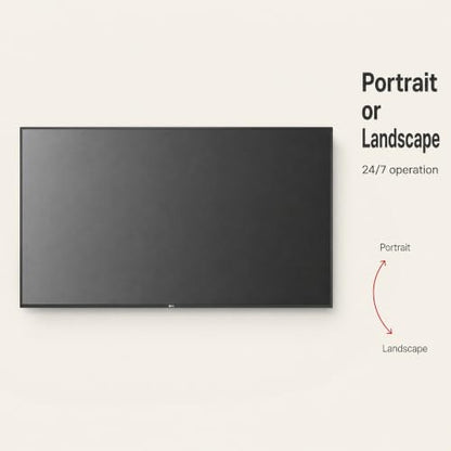 LG 55FHD Video Wall, 0.44mm Even Videowall, HDMI(2), DP(1), DVI-D(1), Audio in, RS232C in/Out, RJ45(LAN) in/Out, IR in, USB2.0(1), WebOs 4.1