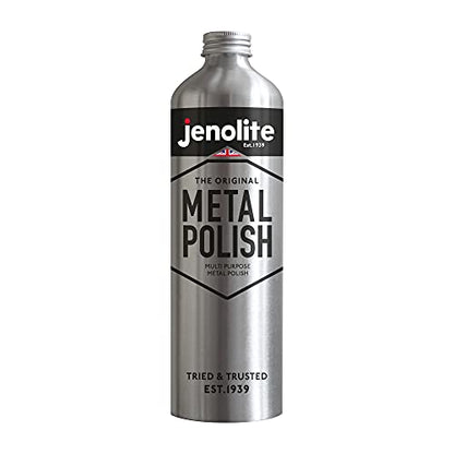Jenolite Liquid Metal Polish 500 ml / 16.9 fl oz. Multi‑Purpose for Silver