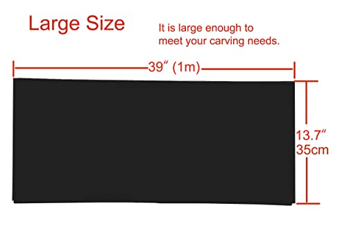 OISAKLD EVA Foam 2mm-10mm 13.7"×39" Craft Foam Sheet 74 kg/m³ Cosplay Foam for Craft Model Cosplay 5mm - color: Black, size: 5mm -Thickness