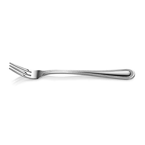 New Star Foodservice Bead Pattern 18/0 Stainless Steel Oyster Fork, 6-Inch, Set of 12, Commercial Grade - size: Oyster Fork (6-Inch)
