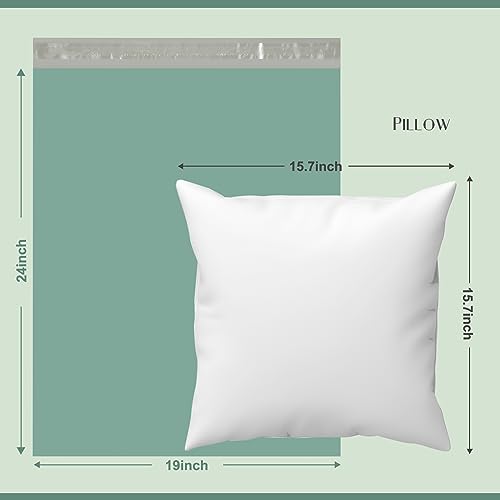 Metronic Poly Mailers 19x24 100 Pack, Large Shipping Bags for Clothes - color: Grayed Jade Green, size: 19x24 100PC