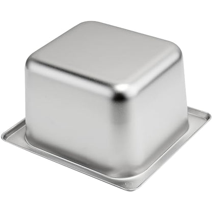 ZeroPone 6 Pack Hotel Pans 1/6 Size 4" Deep Steam Table Pan - color: 4 INCH, size: 1/6 SIZE