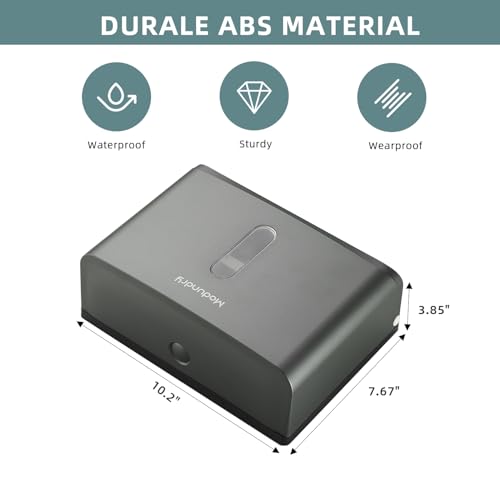 Multifold Z-Fold Paper Towel Dispensers Wall Mount, No Drill,Gray - color: 5827-grey, size: 210 Sheet