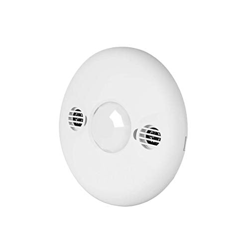 ENERLITES Ultrasonic and PIR Dual Technology Ceiling Sensor, MDC-50V-W - size: Ultrasonic and PIR Sensor