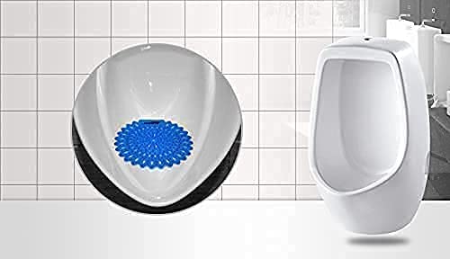 RoyalCart Urinal Screen Deodorizer Freshener (10 Pack), Urinal Wave Screens Mat Guard Anti - Splash, Fresh Scent (Orange Citrus) Fragrance, Supplies Fit for Office School Restaurant Toilets Bar Gyms