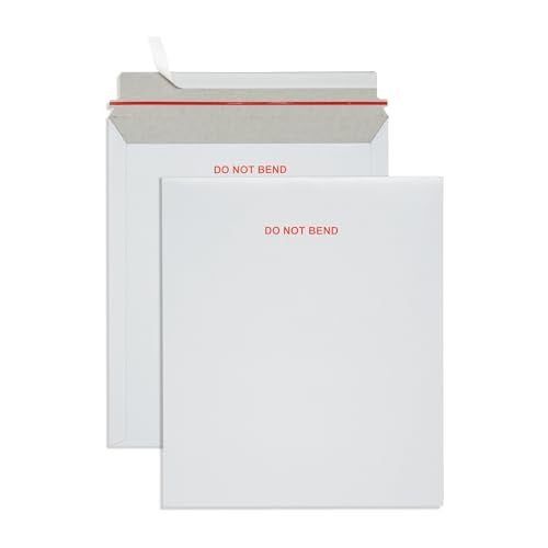 Blue Summit Supplies 25 12.75" x 15" Rigid Mailers, Self Seal, Do Not Bend - size: 12.75 X 15
