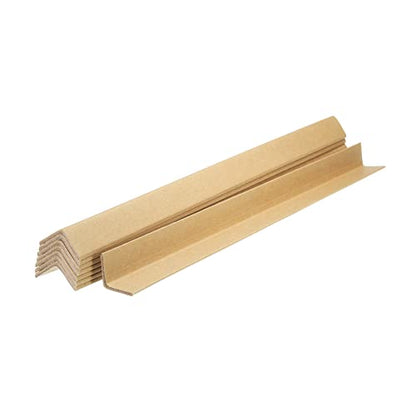 PATIKIL Adjustable Cardboard Corner Protector Package Frame Protectors L Shaped 450x30mm Thick 3mm for Art, Packing, Shipping, Pack of 50 - size: 450x30mm