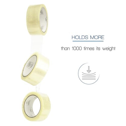 Clear Packing Tape, 36 Rolls Heavy Duty Packaging Tape for Shipping Packaging Moving Sealing, Thicker Clear Packing Tape, 1.88 inches Wide, 110 Yards Per Roll, 3960 Total Yards