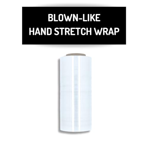 PSBM Blown Stretch Wrap, 4 Rolls 18 Inch x 1000 Feet 120 Gauge Heavy Duty Clear Plastic Wrap Industrial Strength Shrink Film for Moving, Packing & Shipping - size: 18 Inch (120GA), style: 1 Case