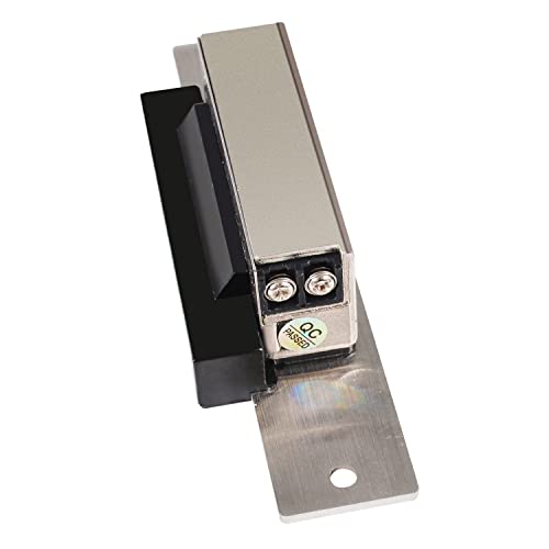 Electric Strike Lock, Wide Strike, Fail Secure Electric Door Lock - size: NO-Fail Secure Black