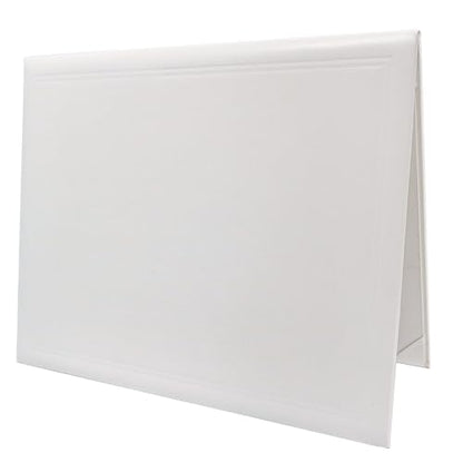 GraduationMall 11"x14" Smooth Padded Diploma Cover Certificate Holder White - color: White