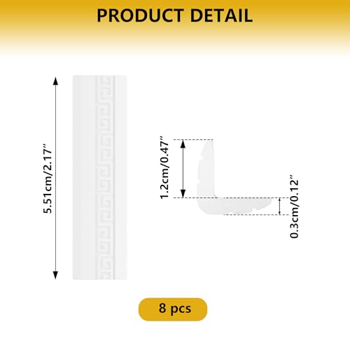 8PCS Baseboard Corner Protectors - Self Adhesive Silicone Safety Corner Protectors, Baby Proofing Edge Guard Cushion for Furniture Wall Base & Edges - Popular Home Childproofing Accessory