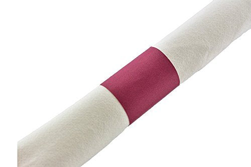 Gmark Self-Adhesive Burgundy Paper Napkin Bands (2500 Count) - 4.25 x 1.5 Inch Professional Napkin Rings - Self-Sealing Disposable Silverware Wrappers for Restaurants & Formal Events GM1050 - color: Burgundy