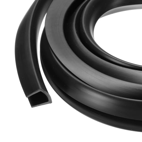PATIKIL Rubber Edge Trim 13.1ft x 15mm x 17mm Fit for 13mm Edge Black - size: Fit for 13" x 13.1ft x 15mm x 17mm