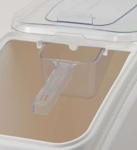 Winco 21 Gallon Clear Ingredient Bin - size: 21 Gallon, style: Rolling Bin