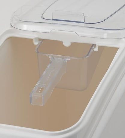 Winco 21 Gallon Clear Ingredient Bin - size: 21 Gallon, style: Rolling Bin