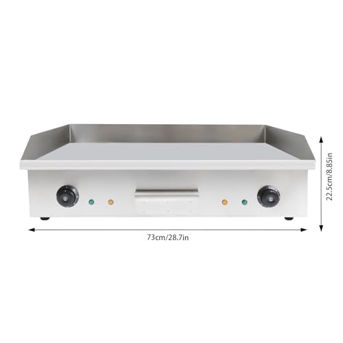 29" 3000W Commercial Electric Countertop Griddle,Countertop Griddle,Flat Top Grill,Hot Plate BBQ