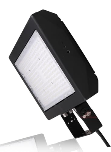 RuggedGrade 200W Kivo Series LED Flood & Area, Security Lighting - color: Black - 5000K, size: 200W–Yoke Mount–Kivo