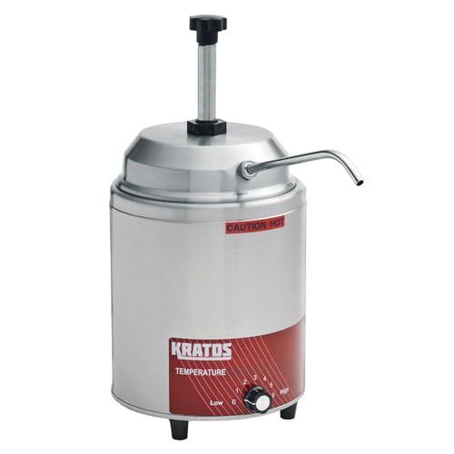 Kratos Electric Hot Topping Dispenser, 3.5 Quart Capacity. Accepts #10 Cans - size: Single Warmer without Heated Spout