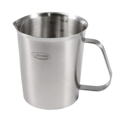 Newness 2 Cup Stainless Steel Measuring Cup, Metal Measure Cup, 16 Oz,0.5 L - size: 16 OZ (2 Cup, 500 ML)