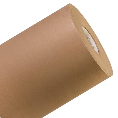 BOX USA Kraft Paper Roll 12 x 17280" (1440'), 30# Recycled for Packing - size: 12" x 1440'
