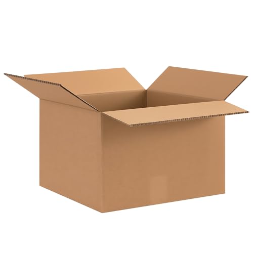 Double Wall Corrugated Moving Boxes, 12 Pack, 20×15×20" - size: 20" x 15" x 20"-No Handle