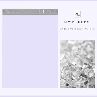 Metronic Poly Mailers 12x15.5 50PC Shipping Bags for Clothing Lilac Purple - color: Lilac Purple, size: 12x15.5 50PC