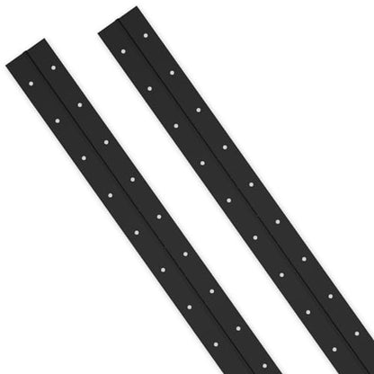 EPHECH 20" Piano Hinge, 2PCS Stainless Steel Continuous Piano Hinge-Black - color: Black, size: 20 Inch