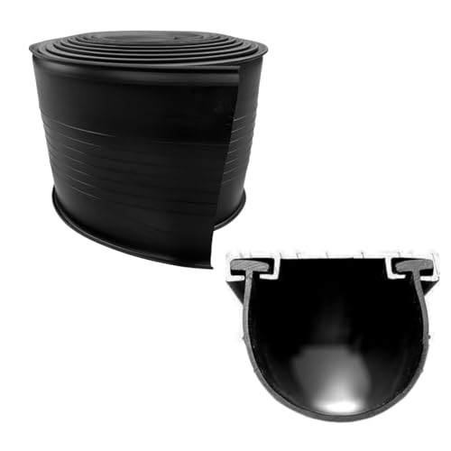 Garage Door Bottom Seal 10 Ft, 5/16 in T-End Rubber Weatherstrip Insulation - size: 10 FT
