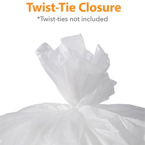 Staples Coastwide Professional 55-60 Gallon Trash Bag, 38" x 60", High Density, 14 mic, Natural, 200 Bags/Box - size: 1 Count (Pack of 200)