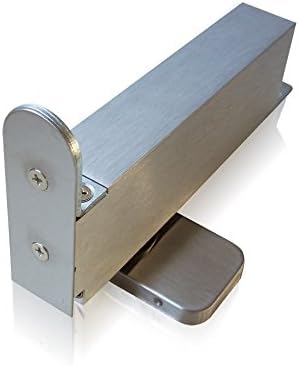 NHN PDC105W SSS - Hydraulic Self Closing Concealed Door Closer for Wooden & Steel Doors (Non Hold Open/Max. Door Width 49 1/2 in.) Satin Stainless Steel - color: Satin Stainless Steel, size: Non Hold Open / Max. Door Width 49 1/2 in.