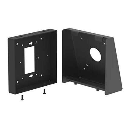 VidaMount Black Enclosure and Fixed Tilted 15° Desk/Surface Mount [Bundle] Compatible with iPad 2/3/4 - color: Black, size: iPad 2/3/4