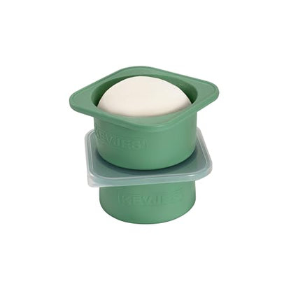PLUS 1000ml Pizza Dough Proofing Containers, 2-Pack, Green - color: Green