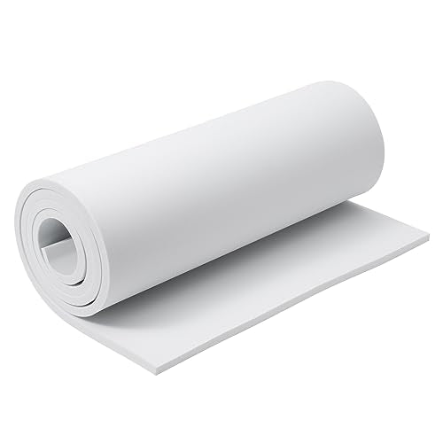 10mm EVA Foam Sheets Rolls for Crafts White Cosplay Foam 16x59in - color: 16×59in White, size: 10mm-Thick