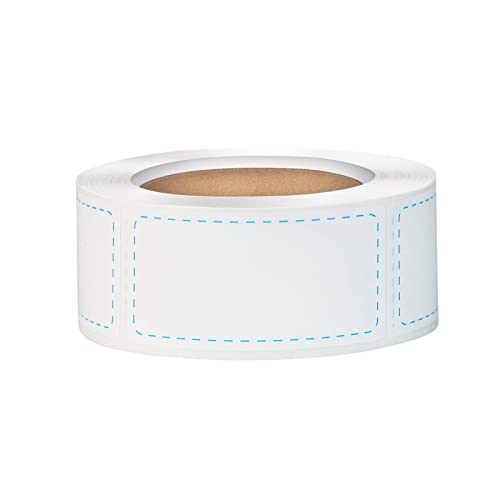 300pcs Removable Freezer Labels, Yoget 1 x 2 Inch Food Storage Stickers, Refrigerator Freezer Paper Label Easy Clean Leaves No Residue, Blue Food Labels Roll - style: 1''x 2'' Blue