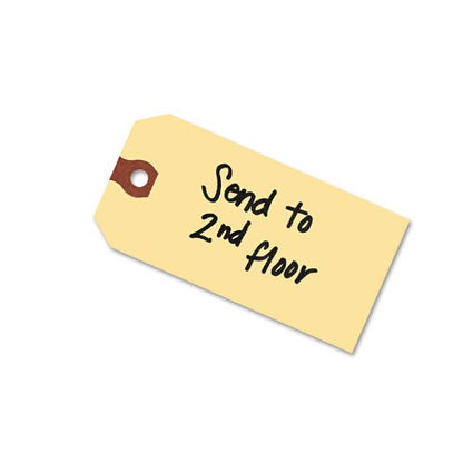 Avery® Unstrung Shipping Tags, 11.5 pt. Stock, 2-3/4" x 1-3/8", 1,000 Manila Hang Tags (12301)