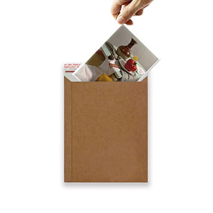 Bonfasvo Rigid Mailers 30 Pack 6.25 x 8.25 inches Brown Self Seal Stay Flat Bulk Cardboard Kraft No Bend Mailers Peel and Seal for Document Photos Pictures Papers Files CD - color: Brown, size: 6.25 x 8.25 Inch (30 Pack)