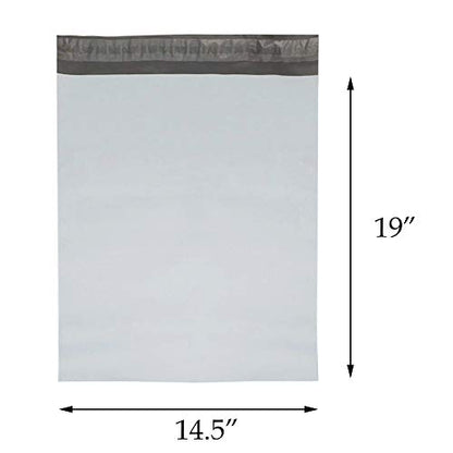 9527 Product Poly Mailers 14.5x19 Envelopes Shipping Bags Self Sealing, 4000 Bags - color: White, size: 14.5"x19"|4000Pcs