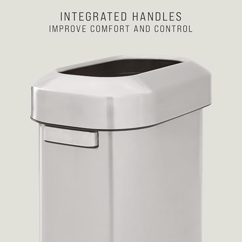 Rubbermaid Commercial Products Refine Slim Container, 15-Gallon - style: Slim