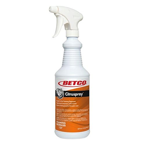 Betco® CitruSpray RTU Foaming Degreaser, Citrus Orange Scent, 1-Quart, Pack Of 12