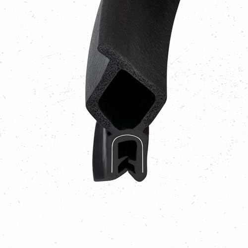 Trim Seal Vertical Bulb (Large Bulb) Lock Seal (Trunk Seal) 0.87" Bulb Height X 0.039" to 0.22" Grip Range (30 Feet) - size: 30 Feet