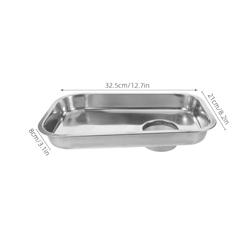 NUOBESTY Meat Grinder Feed Tray Universal Replacement Loading Tray for Meat Grinder Accessories Food Accessory Set Mincer Feed for Commercial and Home Sausage Making