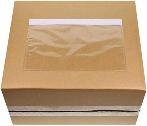6" x 9" Packing Slip Envelope Pouches, Clear Adhesive Top Loading Packing List Label Sleeve - 1000 Packs Shipping Envelopes - size: 6" x 9" - 1000 Pcs